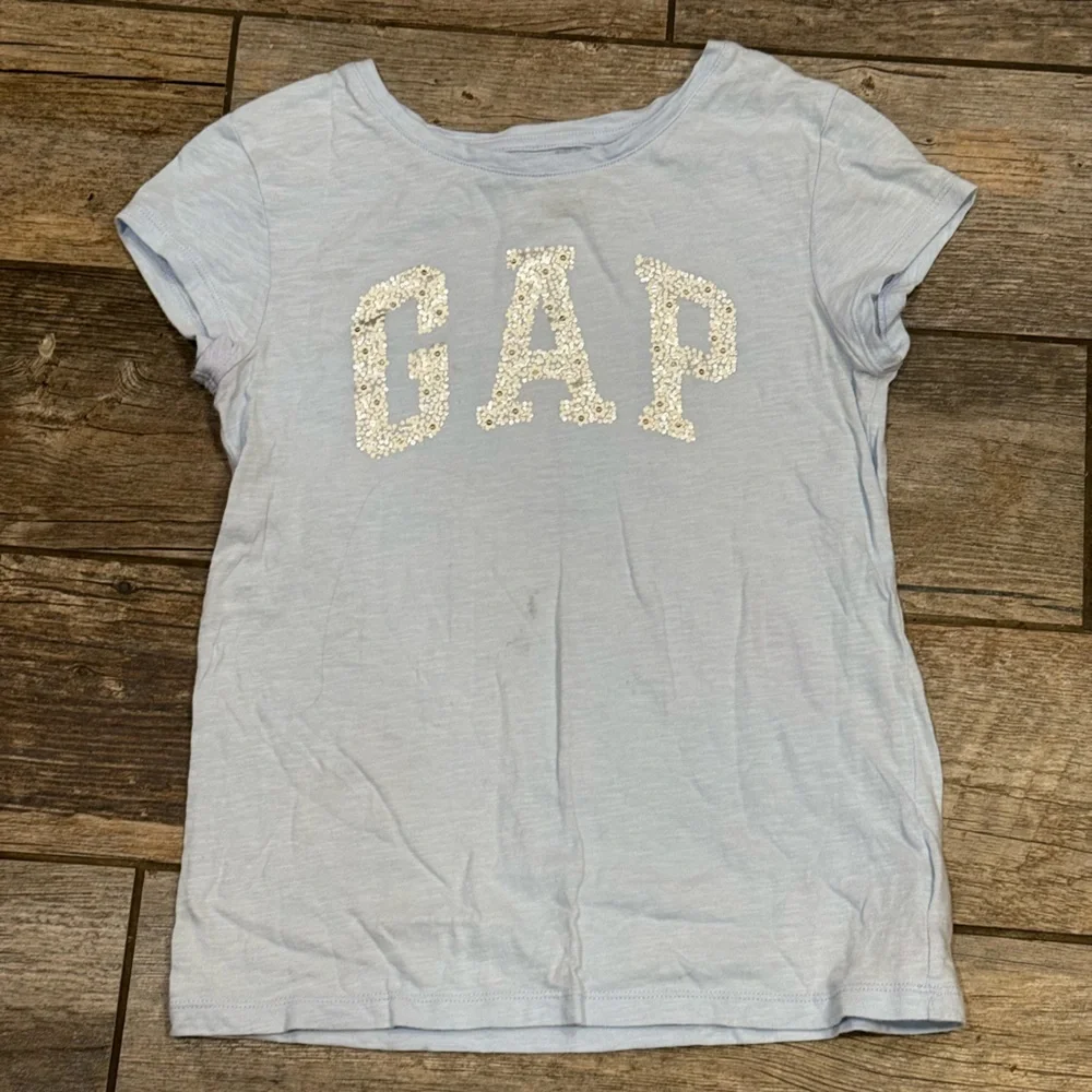 GAP Blue Short Sleeve Tee Classic Crew Neck​